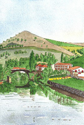 Bridge at Bidarray (Pays Basque)